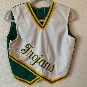 Old-school Trojans Cheerleader top! S-M